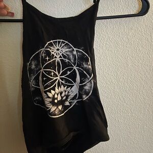 Black halter top
